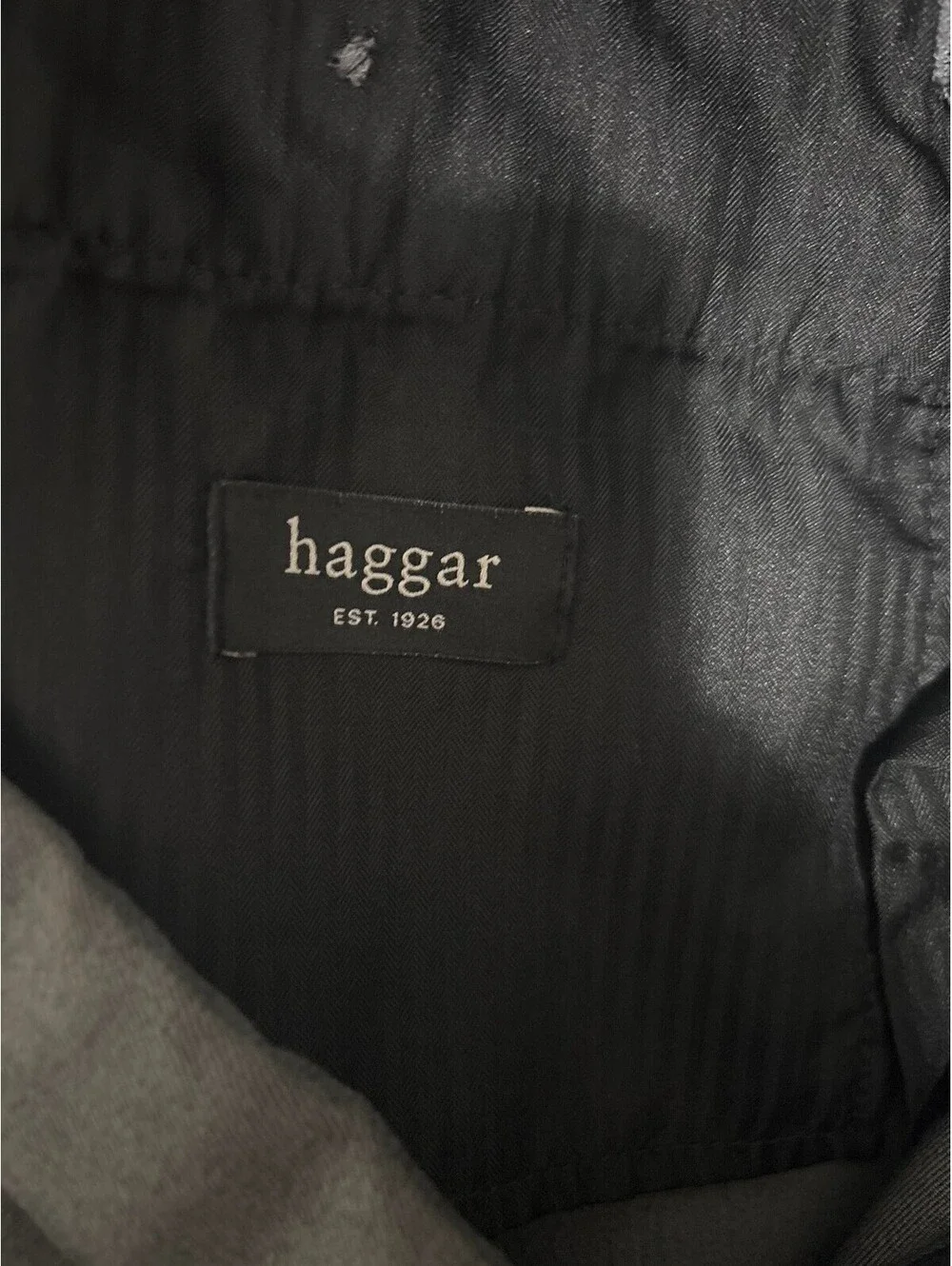 Haggar Men's Classic Fit Dress Pants Gray 36x31